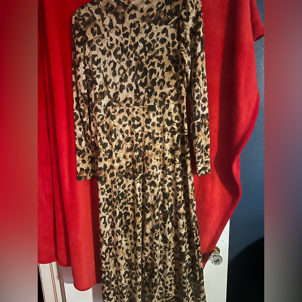 Cabi leopard Print Maxi Dress